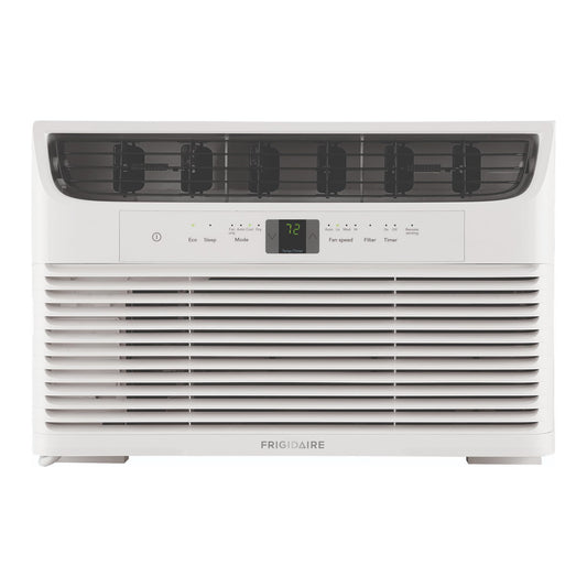 6,000 BTU Window Air Conditioner with Remote Control, Cools Up to 250 Sq. Ft., Quiet Operation, Eco Mode